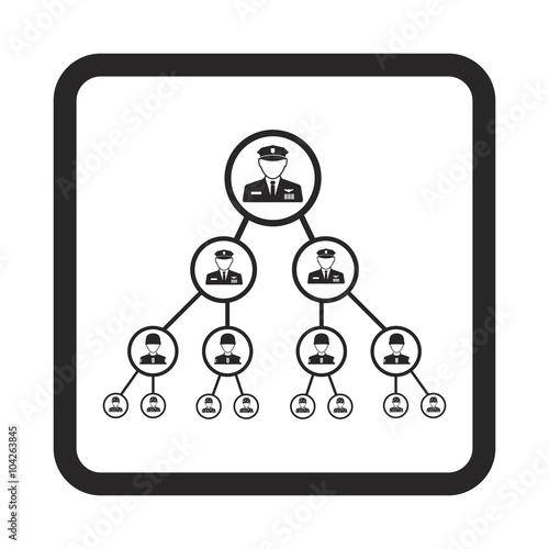 military hierarchy icon