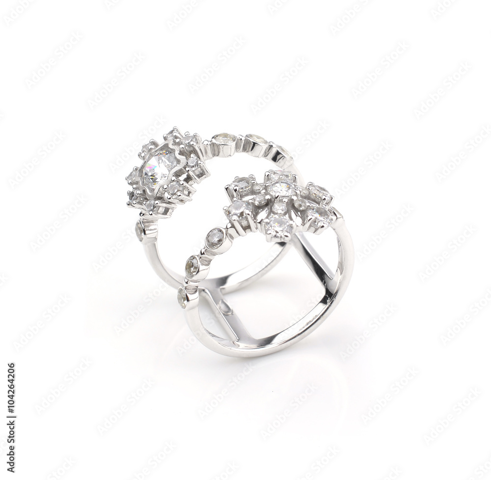 Diamond isolated on white Diamond isolated on white