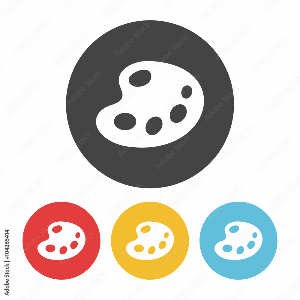 Fototapeta premium Palette icon