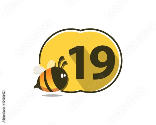 19 Number Natural Cute Bee