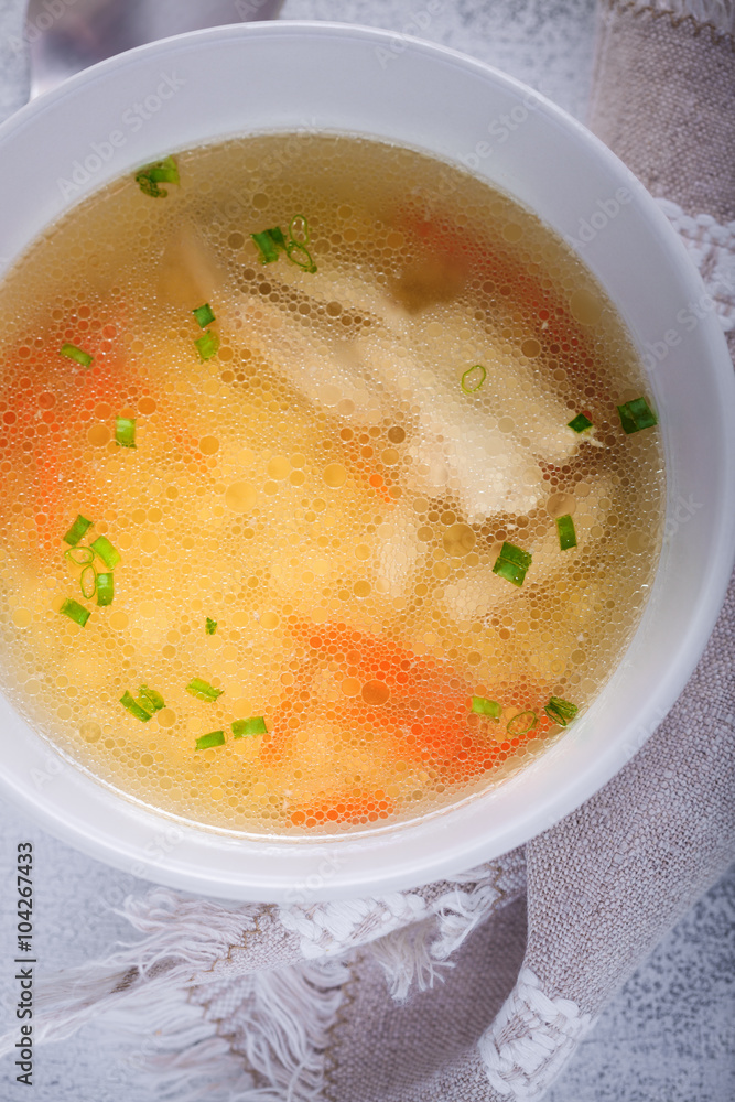 Fresh chicken soup Fresh chicken soup