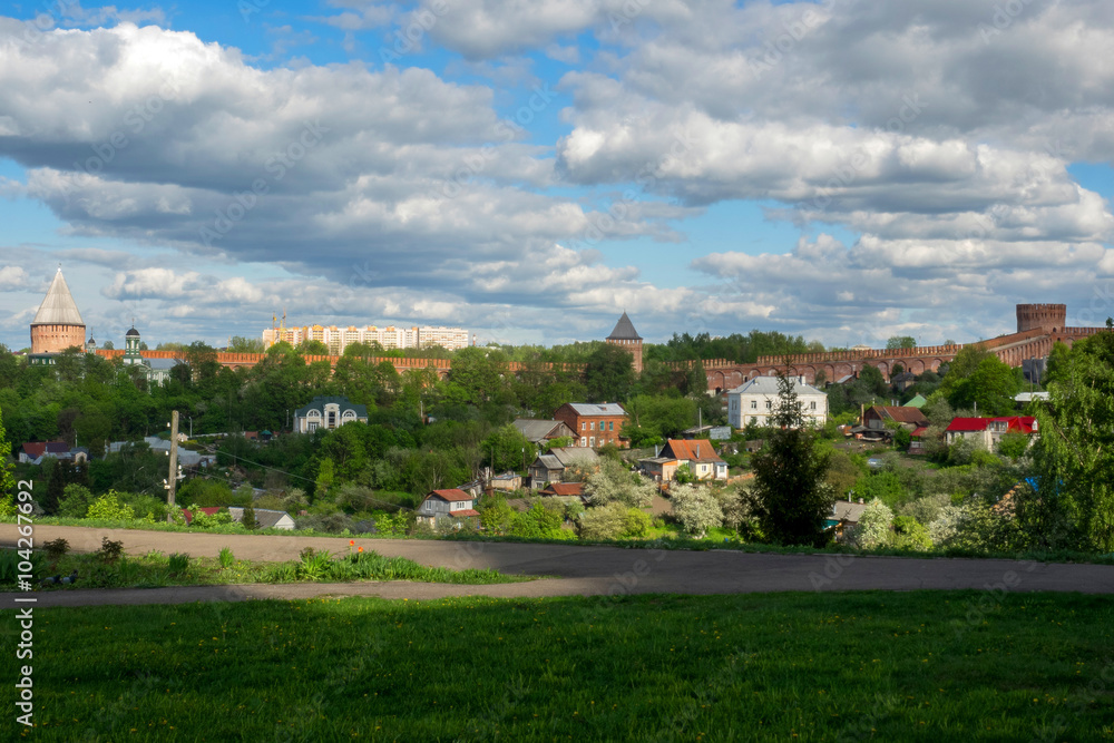 views of one of the oldest Russian city of Smolensk. illustrative photo