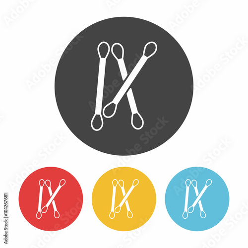 Cotton swabs icon