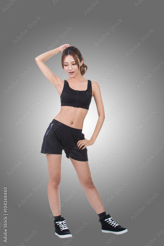 Sport girl of Asian Sport girl of Asian