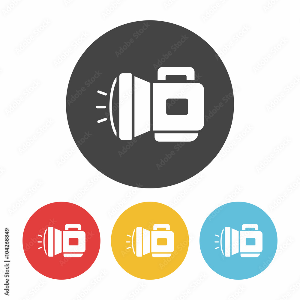 flashlight icon flashlight icon