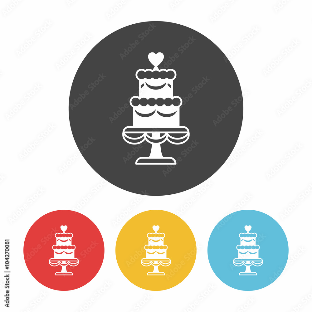 dessert cake icon