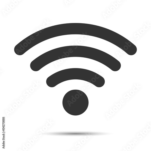 Wifi Icon with shadow