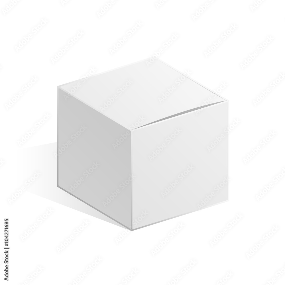 white square box. white square box.