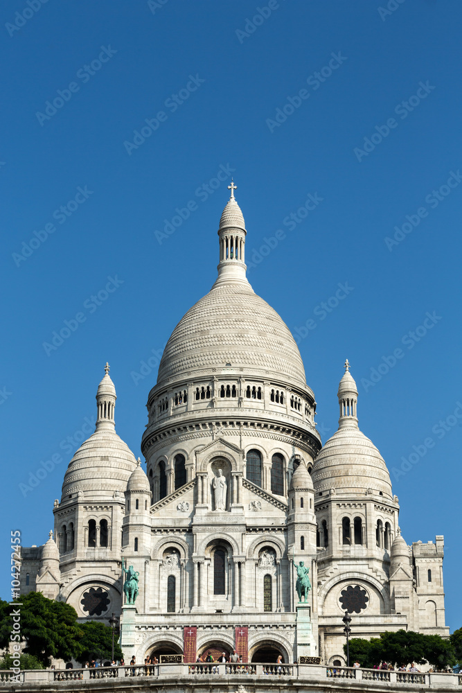 Basilica of the Sacre Coeur on Montmartre, Paris, France