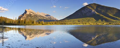 Εκτύπωση καμβά Vermilion Lakes and Mount Rundle, Banff National Park, Canada