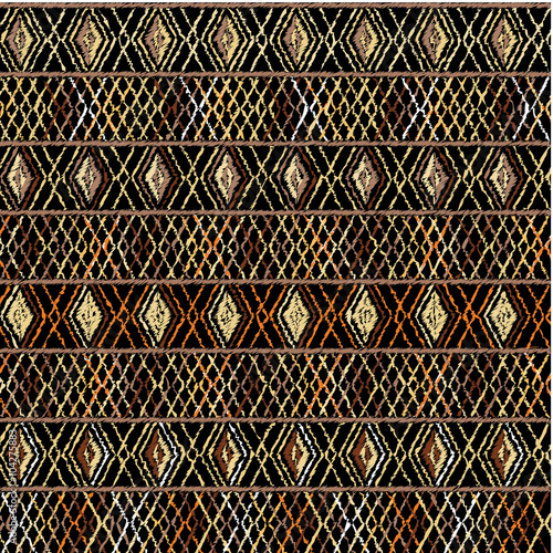 Ethnic boho seamless pattern. Print. Repeating background. Print. Cloth design, wallpaper.