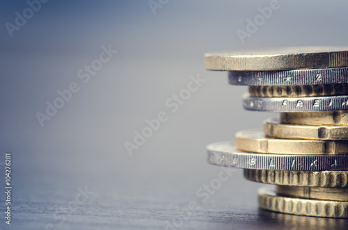 Schilderij op canvas Euro money