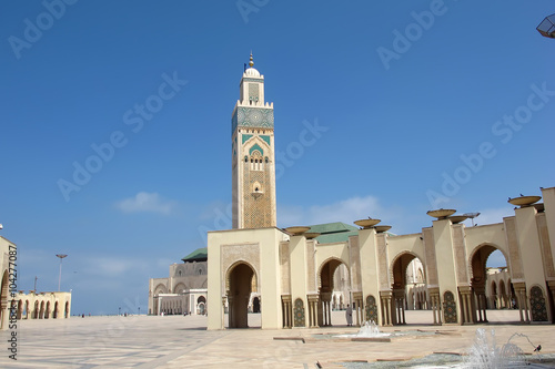 CASABLANCA MOROCCO MAY 18.2012 beautiful mosque Hassan second, May 18. 2012 Casablanca, Morocco