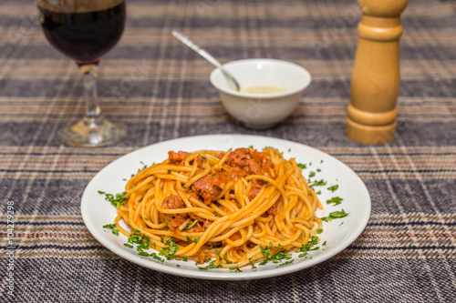 Classic spagetti bolognese