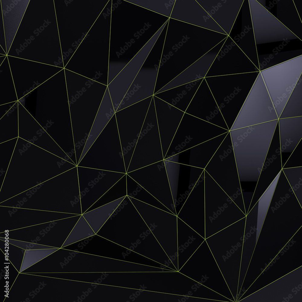 Low Poly Background black Low Poly Background black