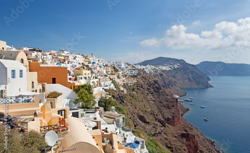 Santorini - The look from Oia to east