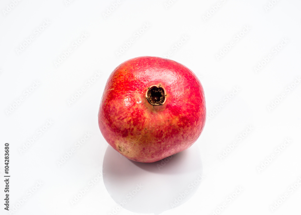 Pomegranate isolated on a white background. Pomegranate isolated on a white background.