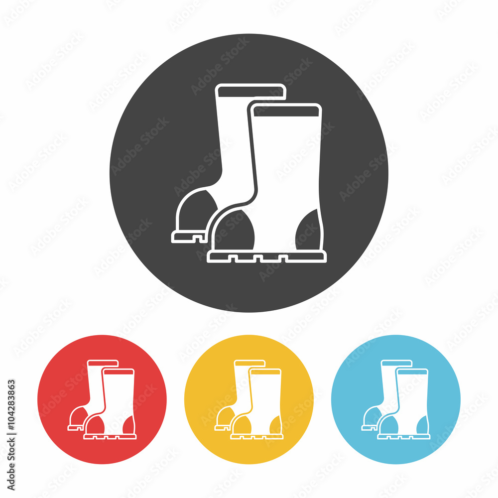 Rain boots icon Rain boots icon