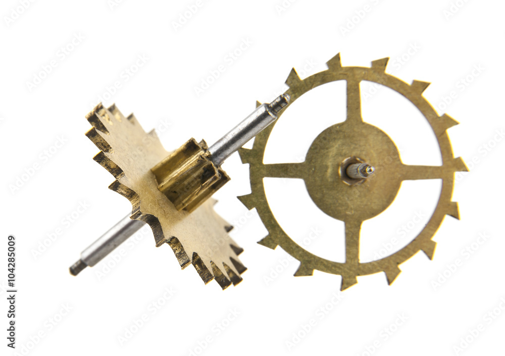 Obraz premium cog-wheels from a clock