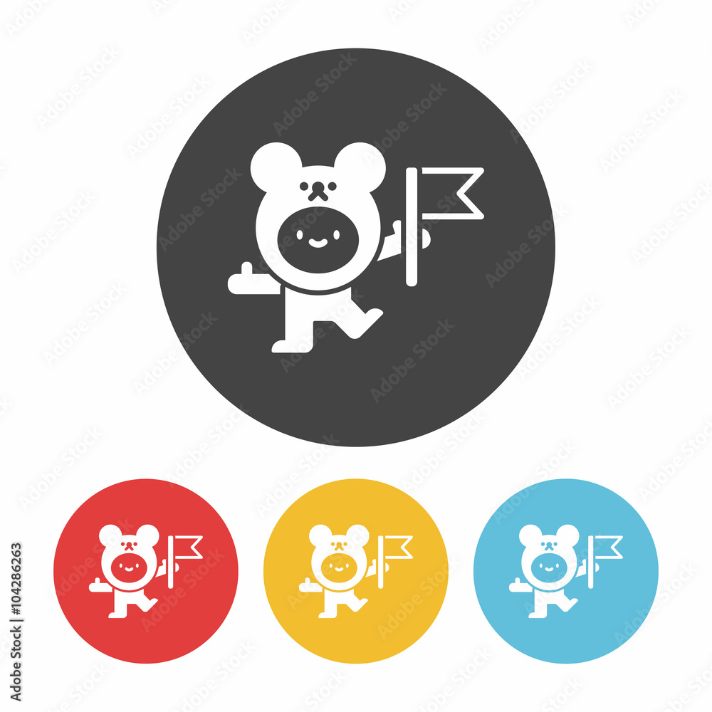 bear costume icon bear costume icon