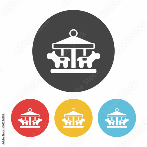 merry-go-round icon © vectorchef