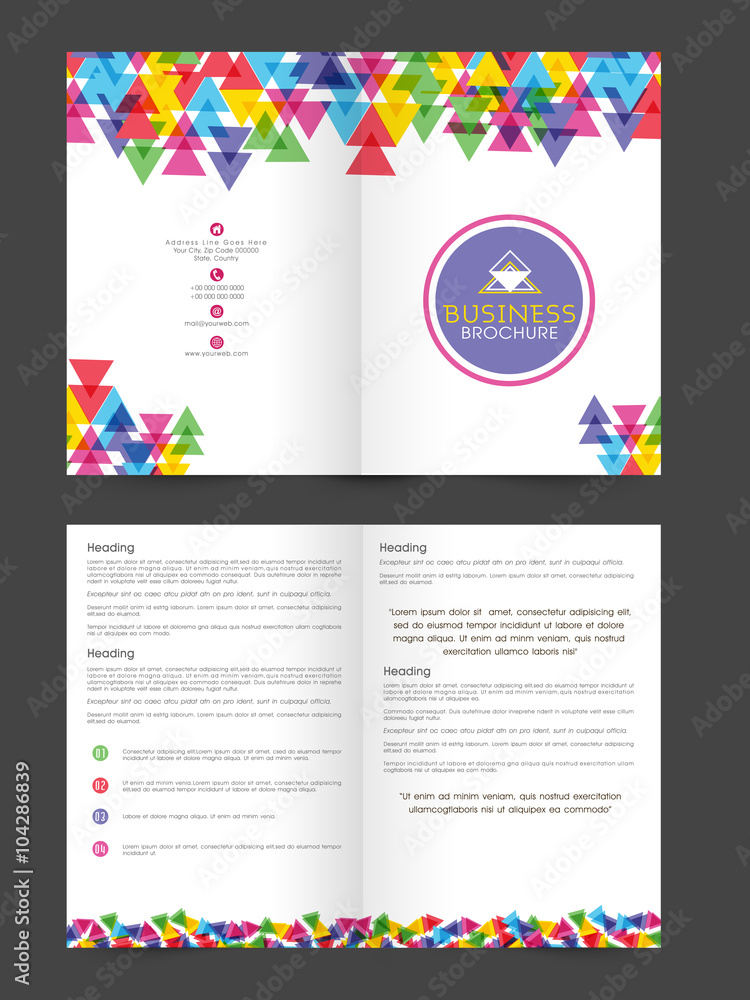 Two page Brochure or Flyer for Business.