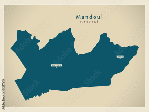 Modern Map - Mandoul TD photo