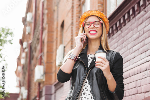 Attractive tourist see city  © Sergey Nivens