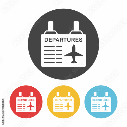 airport information board icon