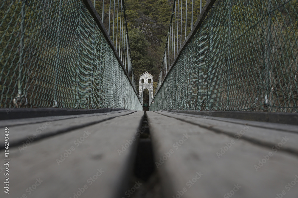 Hängebrücke über den Inn