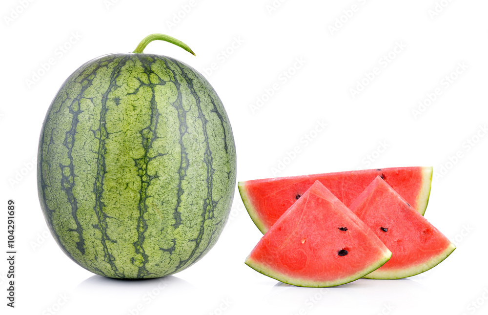 watermelon on white background watermelon on white background