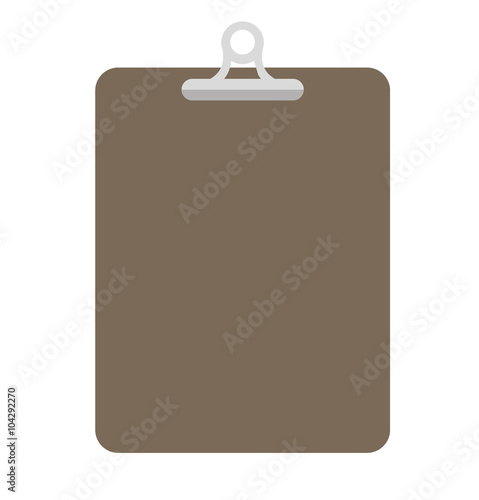 Clipboard Klemmbrett leer Vektor