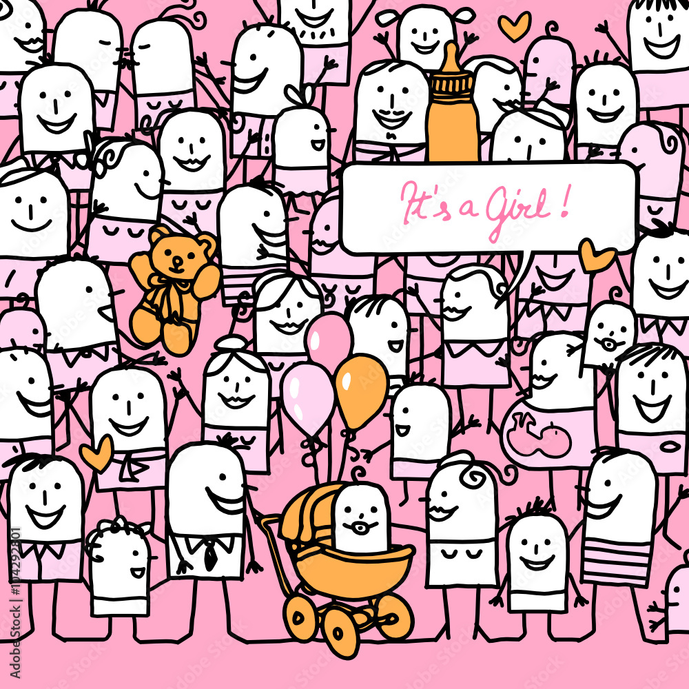 IT'S A GIRL ! IT'S A GIRL !