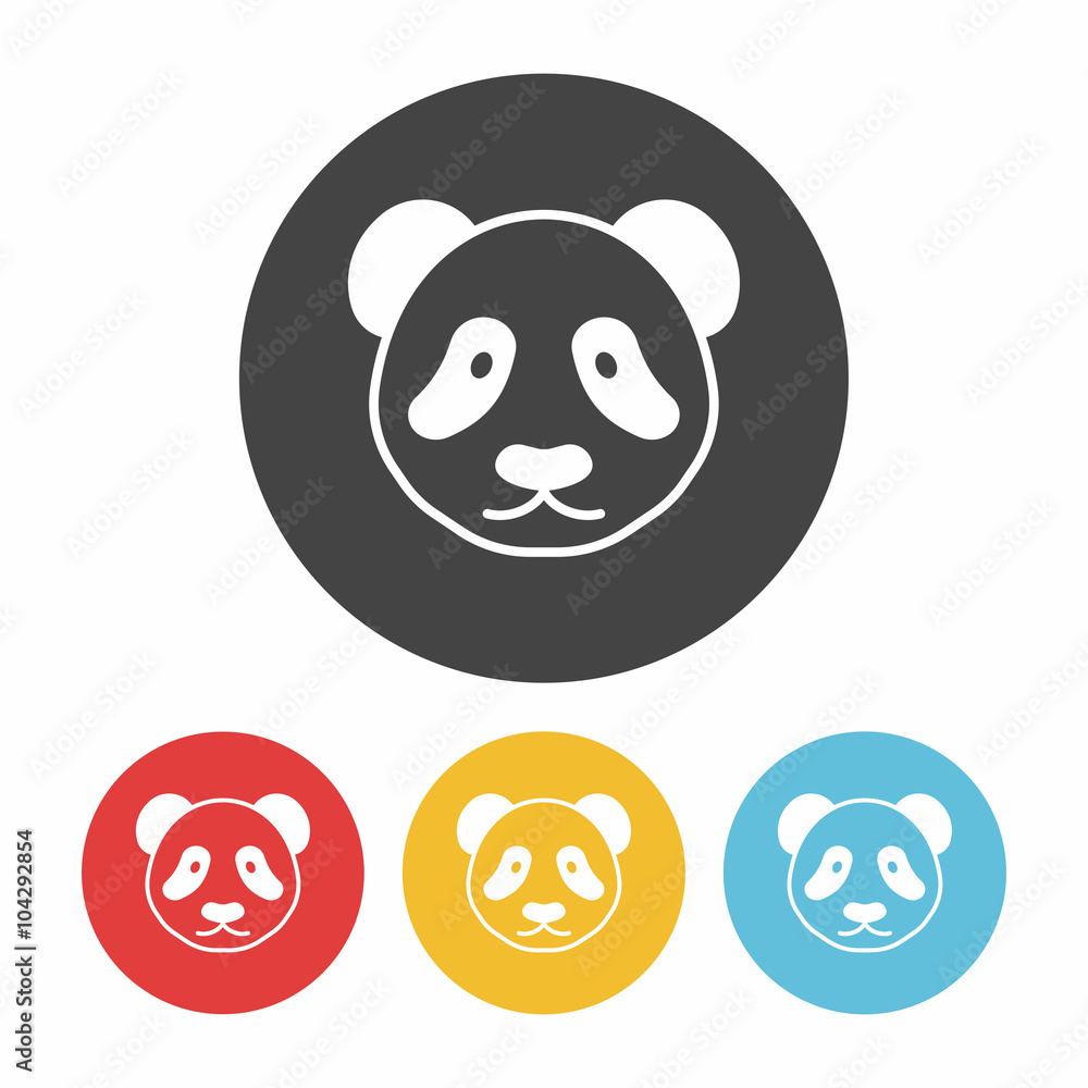 animal panda icon animal panda icon