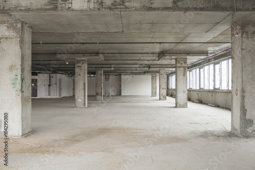 interior of business center under construction