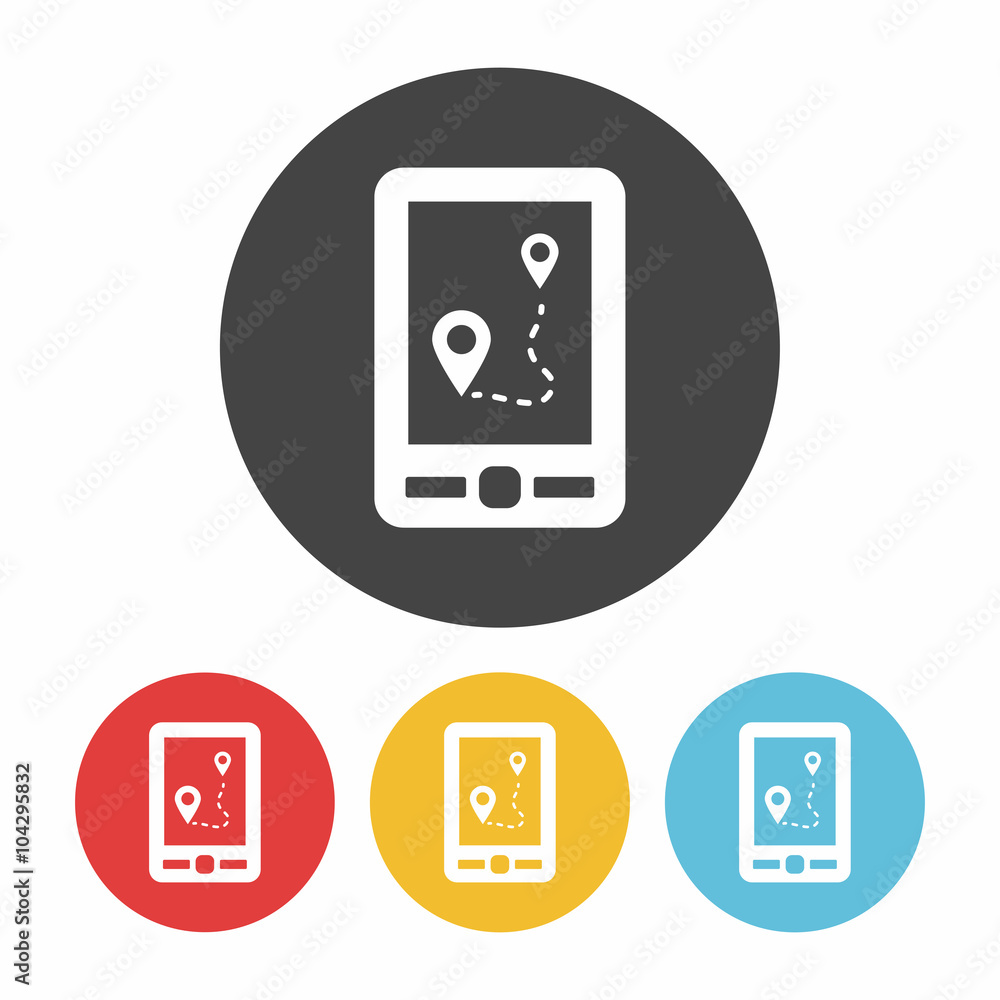 GPS map icon GPS map icon