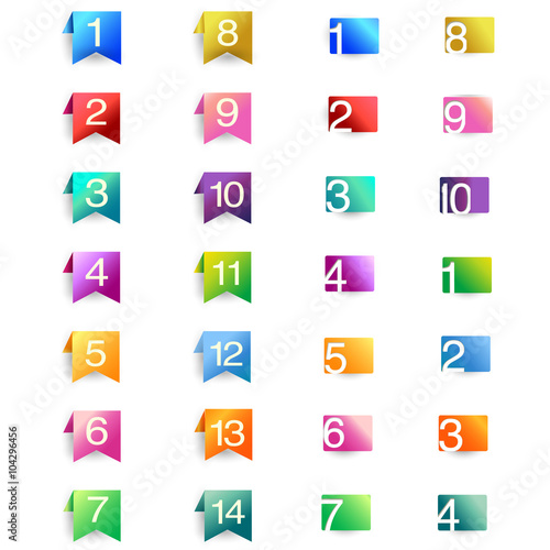 ラベル　数字 
