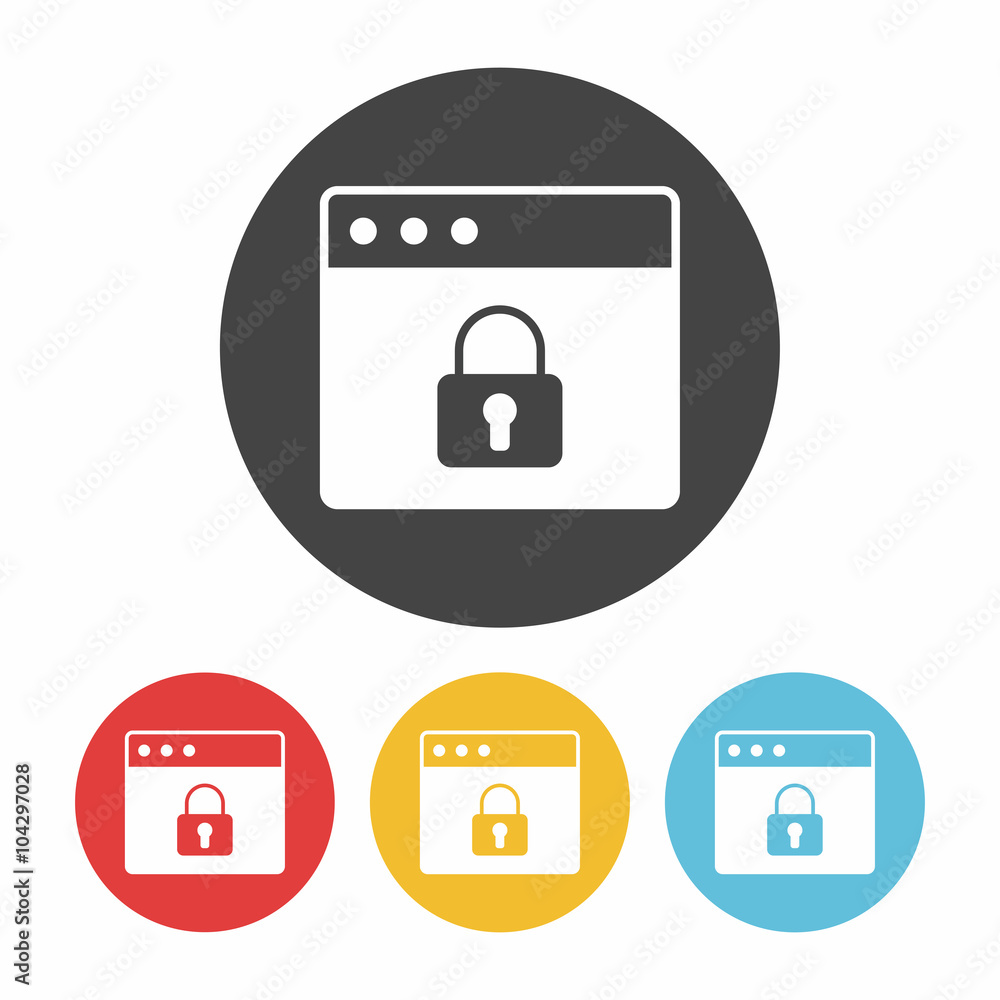 Obraz premium security icon