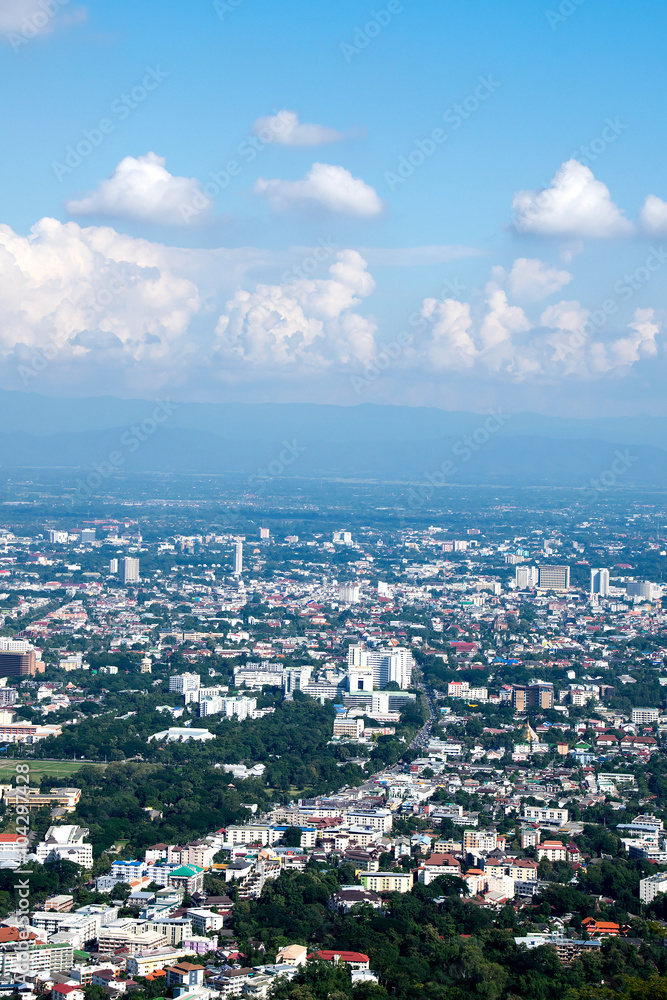 View City landscape - Chiang mai , thailand