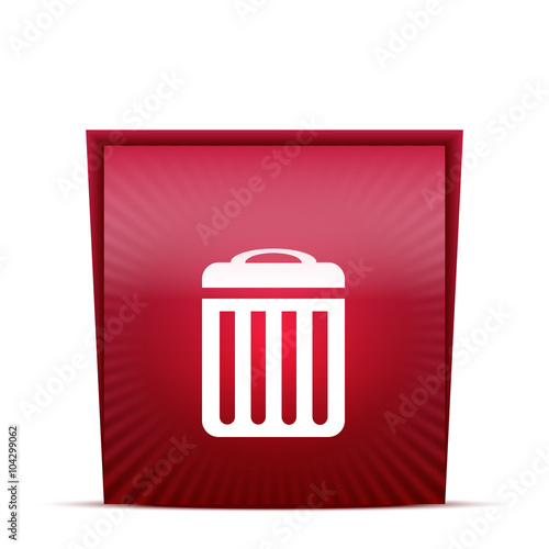 Icona Cestino - Box Rosso
