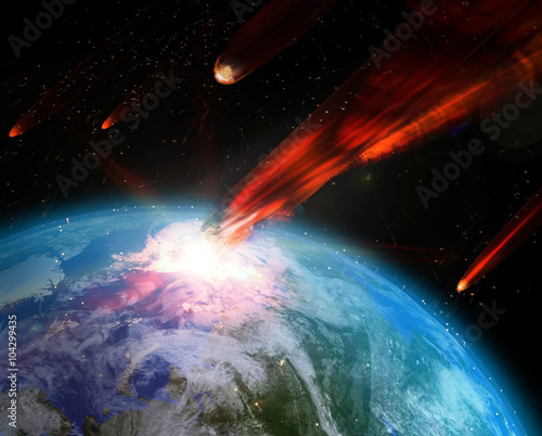 Asteroids Impacting Earth