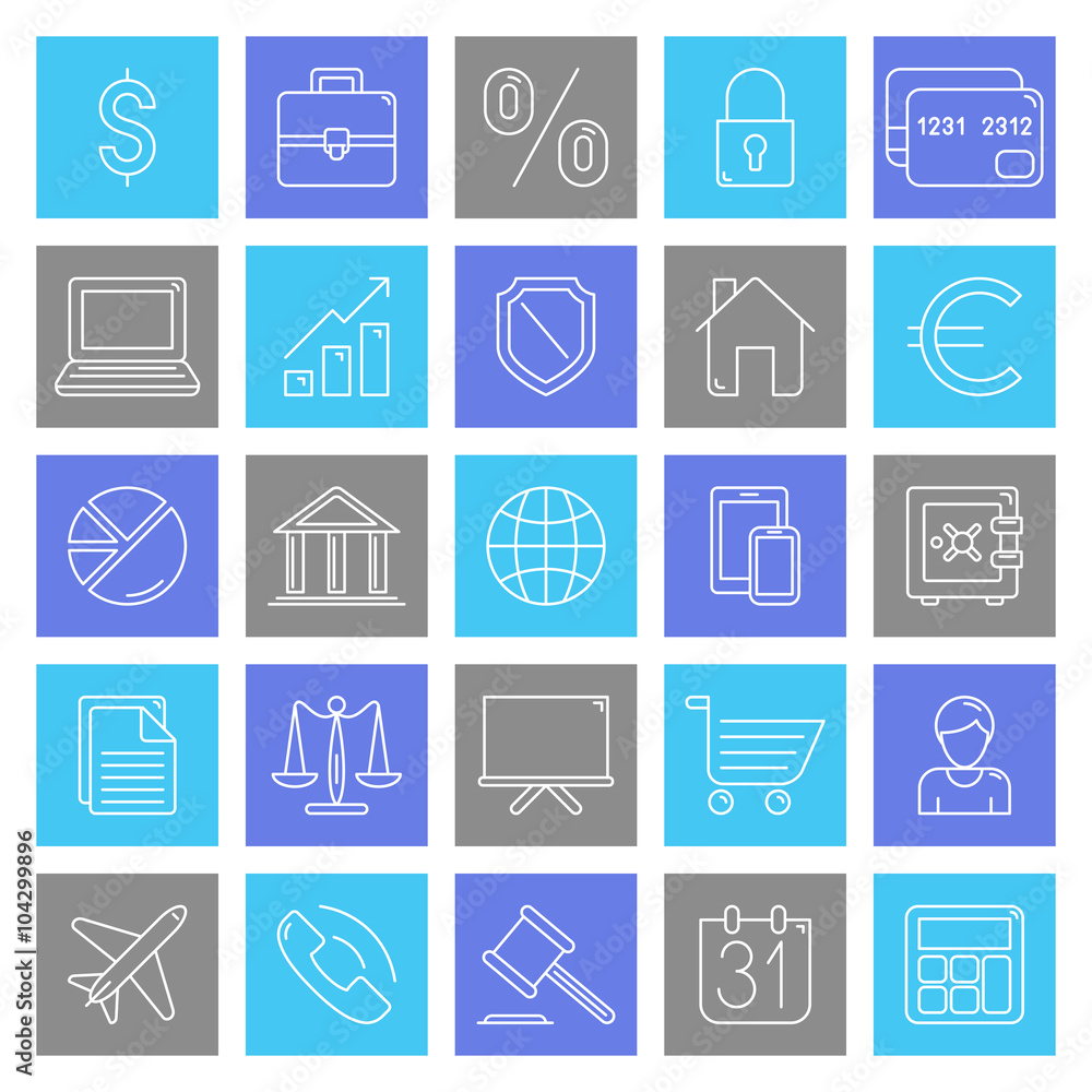 Business and Finance Icons Business and Finance Icons
