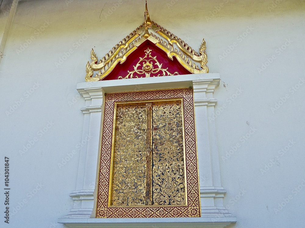 Thai Temple windows