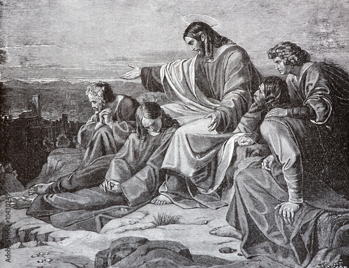 Fotografie, Obraz The prophecy of Jesus over Jerusalem