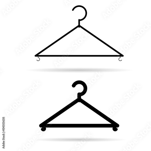 clothes hangers illustration