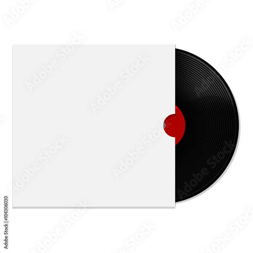 Vinyl record with cover