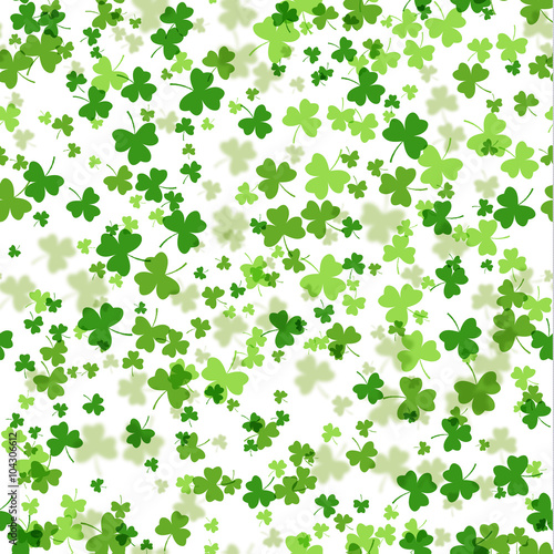 Vector seamless pattern for St Patricks Day celebration