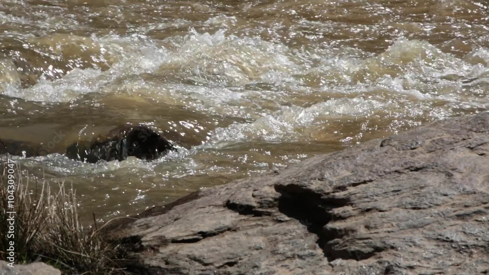 River water flowing