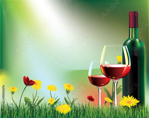 Realistic vector graphic bottle and glass with red wine


















Red Wine
