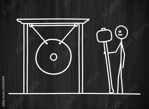 tmk gong stehen mit schlaegel II